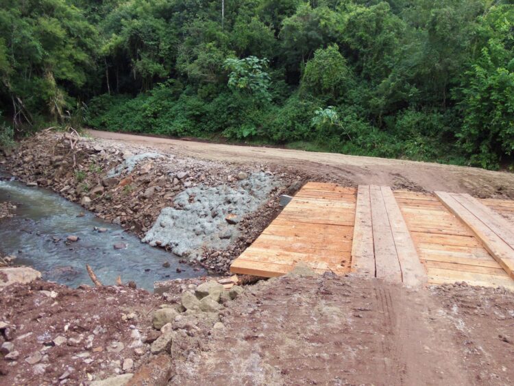 Prefeitura de Paverama revitaliza ponte da Baixada dos Ismael