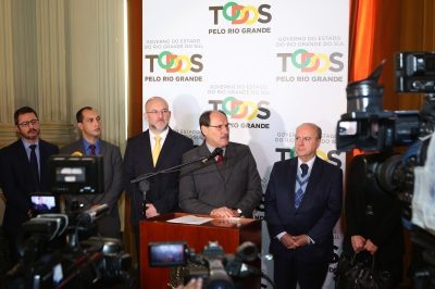 Nova central de triagem com 96 vagas para atender a Cadeia Pública de Porto Alegre deve ser concluída em 45 dia( Foto: Luiz Chaves/Palácio Piratini)