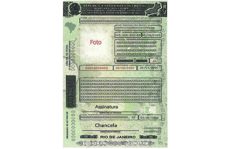 Novo modelo de CNH começa a ser impresso em janeiro no estado