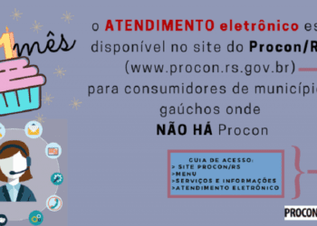 Atendimento eletrônico do Procon RS completa um mês com mais de 200 demandas