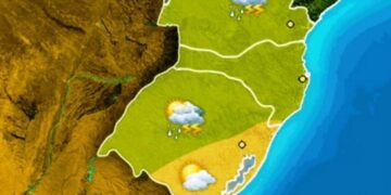 Chegada de massa de ar polar causa queda das temperaturas