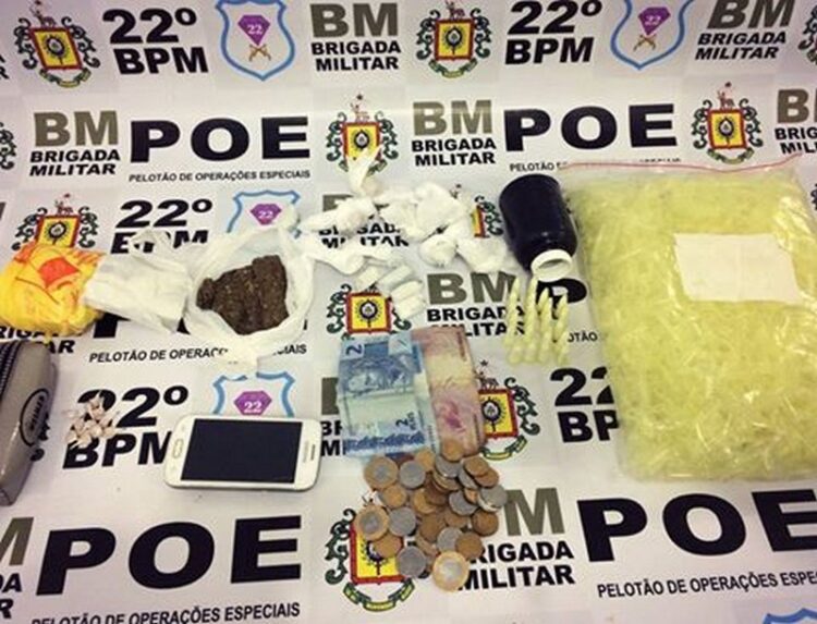 Indivíduo é preso por tráfico de entorpecentes em Lajeado