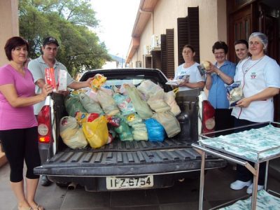 363 Kg de alimentos foram arrecadados (Foto: Divulgação)