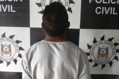 O preso possui ocorrências por diversos crimes em Arvorezinha (Foto: Polícia Civil)