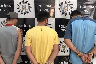 Três foram presos (Foto: Polícia Civil)