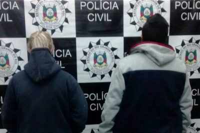 Dupla é presa em flagrante por tráfico de drogas e associação ao tráfico em Estrela (Foto: Polícia Civil)