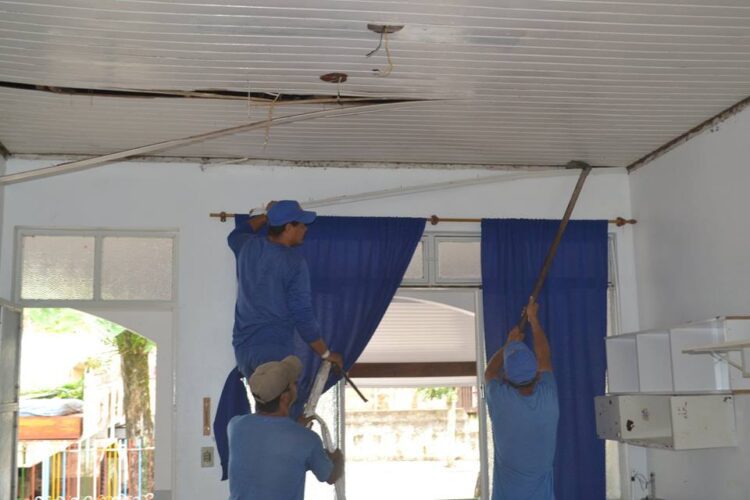 Administração Municipal realiza melhorias na Escola Pingo de Gente