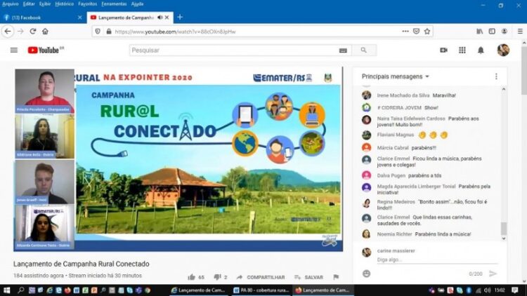 Jovens lançam campanha a conectividade no campo