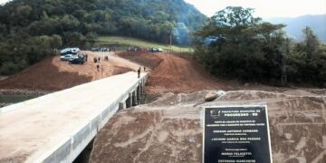 Ponte da Barra do Duduia foi inaugurada no final de semana
