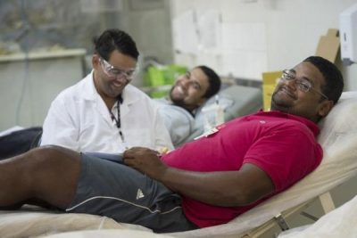 De acordo com o Ministério da Saúde, no ano passado cerca de 1 milhão de pessoas doaram sangue pela primeira vez (Foto: Marcelo Camargo/Agência Brasil)