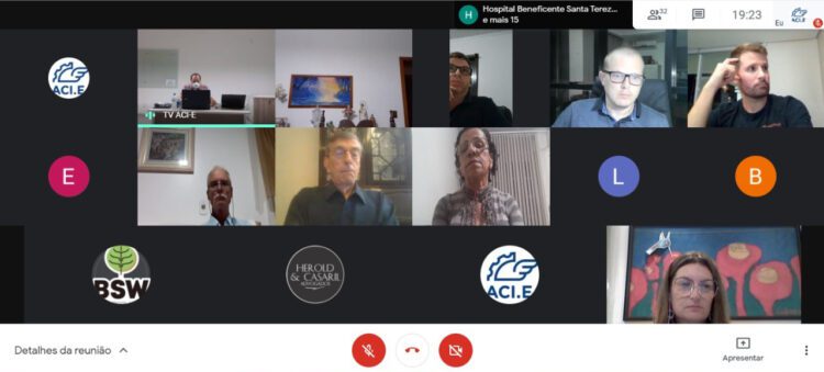 Assembleia da ACI-E aprova contas de 2020 e apresenta plano de ação para 2021