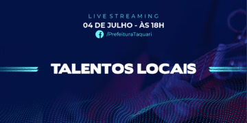 Para comemorar os 172 anos do município, Prefeitura realizará a live TAQUARI SEMPRE NO MEU CORAÇÃO 172 ANOS