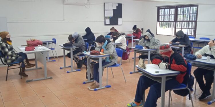 Alunos participam da Olimpíada Brasileira de Matemática