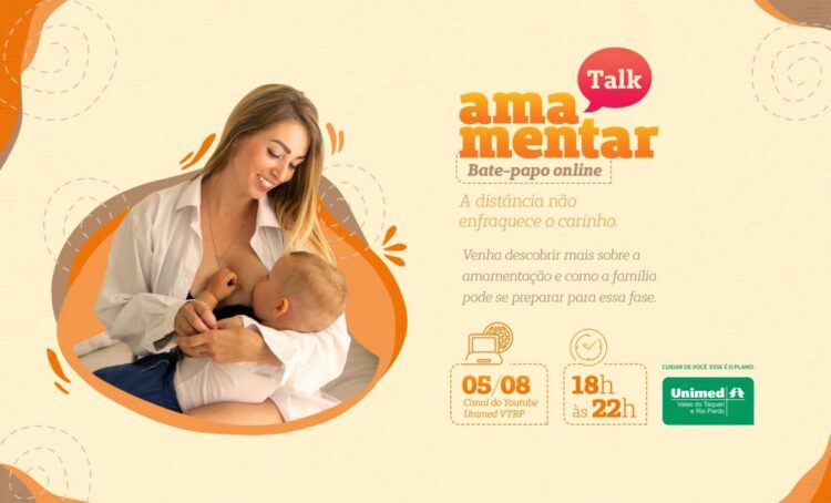 Amamentar Talk: Evento interativo da Unimed VTRP é nesta quarta-feira
