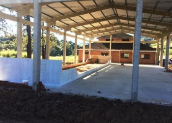 Obras em pavilhão são intensificadas