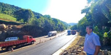 Obras de duplicação da BR avançam