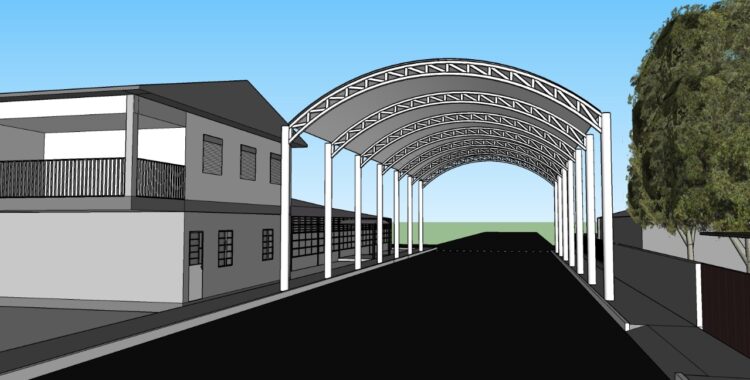 Teutônia inicia construção da Rua Coberta no bairro Languiru