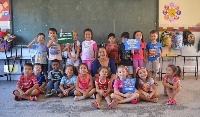 EMEI Criança Feliz inicia projeto ambiental e alimentar com os alunos