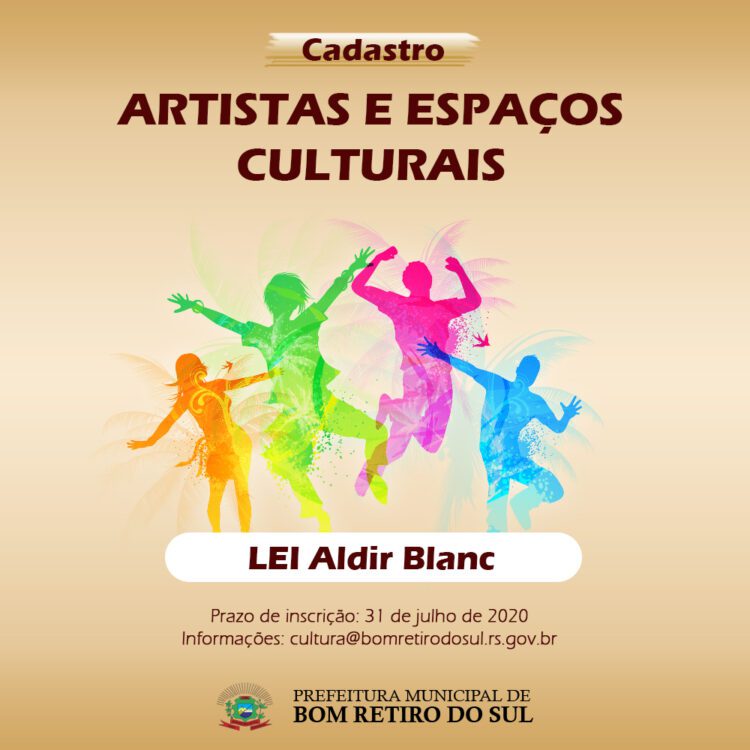 Trabalhadores e agentes na área da cultura poderão solicitar recursos da Lei Aldir Blanc