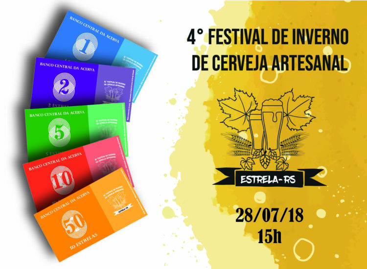 Estrela é a moeda oficial do Festival de Inverno de Cerveja Artesanal