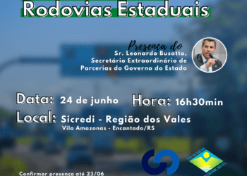 Concessão das rodovias estaduais do Vale do Taquari será pauta de reunião