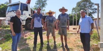Obras por quadra esportiva iniciaram nesta semana