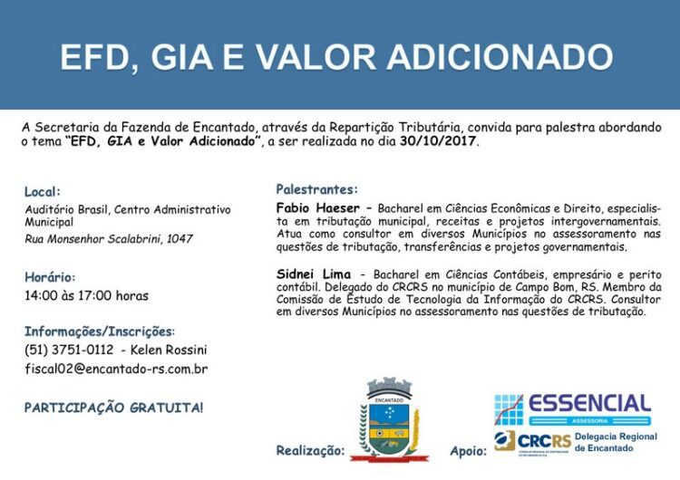 Centro Administrativo recebe palestra para contadores