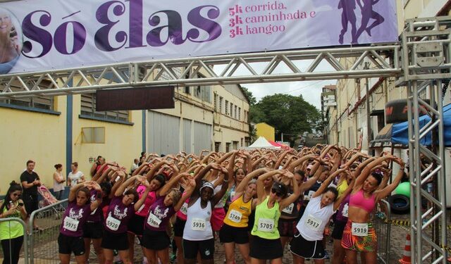 Alto astral marca 3ª Corrida e Caminhada Só Elas
