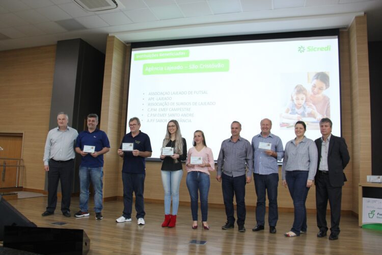 Entidades do município recebem recursos do Fundo Filantrópico do Sicredi