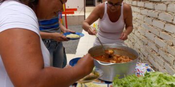 2º almoço comunitário na Casa de Acolhida