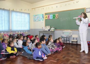 Projeto de Saúde Preventiva Bucal percorre Escolas Municipais
