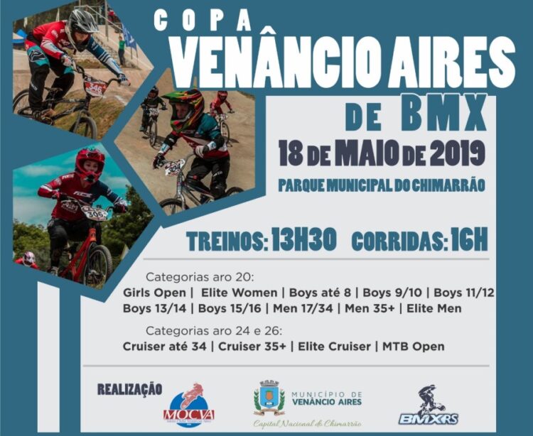 Copa Venâncio Aires de BMX acontece neste final de semana