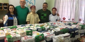 Material arrecadado com inscrições da 5ª Caminhada Ecológica é doado