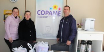 Unisc entrega doações do trote solidário à Copame