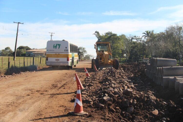 Obras na ERS-129 avançam