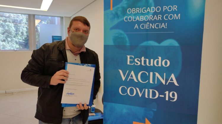 Jornalista do Vale do Taquari participa de estudo da vacina canadense contra a Covid-19