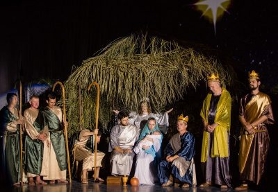 Encenação natalina é tradicional na Cidade Jardim (Foto: Angélica Pott/Studio A Fotografia)