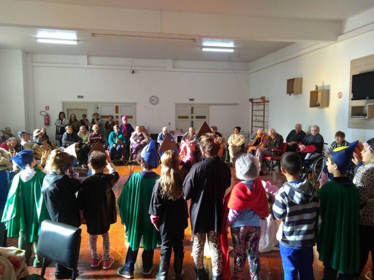 Escola municipal realiza ação na Vovolândia São Pedro