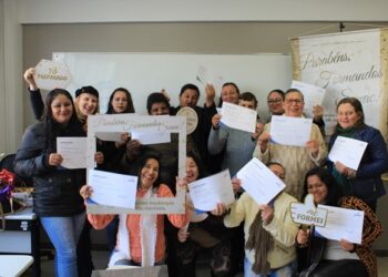 Usuários do CRAS e CREAS de Lajeado realizam curso de Técnicas para o Cuidado do Idoso