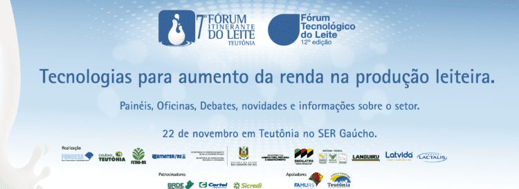 7º Fórum Itinerante do Leite ocorre na próxima semana