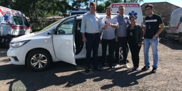 Saúde com novo veículo para atender os Centros de Assistência Psicossocial