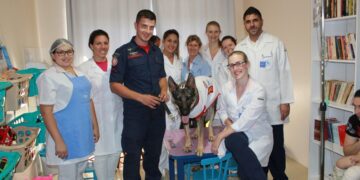 Hospital Santa Cruz realiza projeto com cães