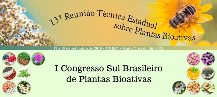 Abertas as inscrições para a reunião técnica estadual sobre plantas bioativas que ocorre na Unisc