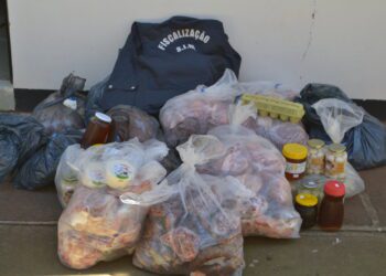 Fiscalização Sanitária da Prefeitura apreende mais de 150 quilos de produtos de origem animal irregulares