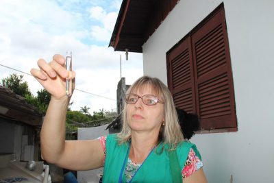 Carmen Hentschke, coordenadora da Vigilância em Saúde de Estrela: inspeções e visitas aos bairros são rotineiras (Foto: Divulgação/Arquivo)