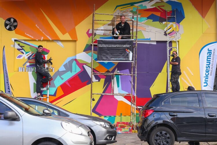 A arte urbana do Grafite ganha espaço na Pérola das Colônias