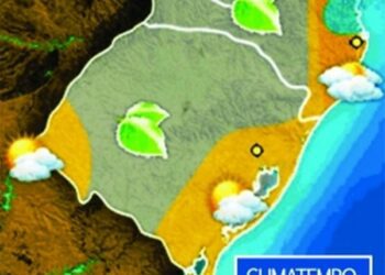 Semana terá duas massas de ar seco de origem polar no Estado