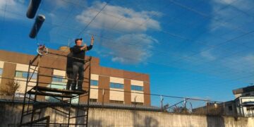 Obra pretende obstruir a entrada de objetos no Presídio de Encantado