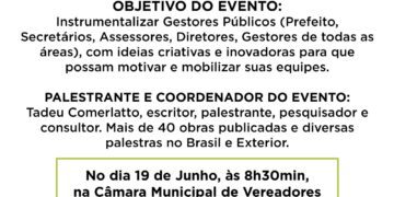FAMURS e Prefeitura de Venâncio oferecem palestra sobre Gestão de Pessoas no Serviço Público