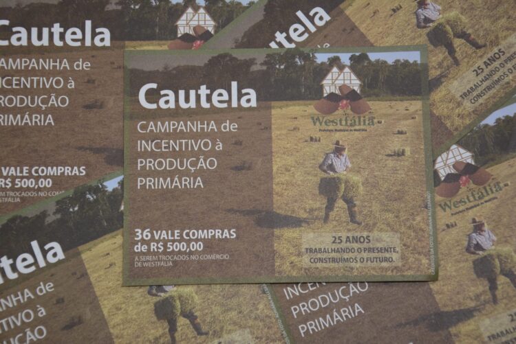 Westfália: Produtores podem depositar cautelas na urna até sexta-feira
